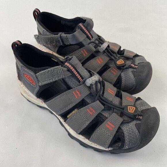 KEENS Newport Neo H2 Sandals Kids Youth 13 Magnet Gray  Waterproof Closed Toe - Picture 1 of 11